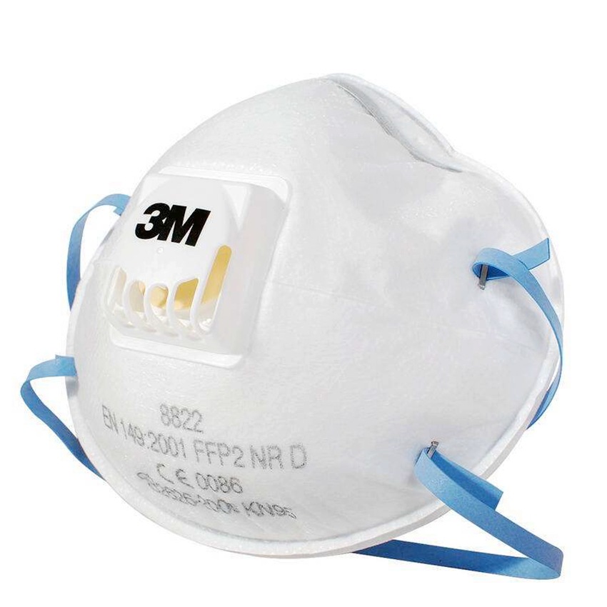3M disposable respirator mask exhaust valve 8822 Super X Studio